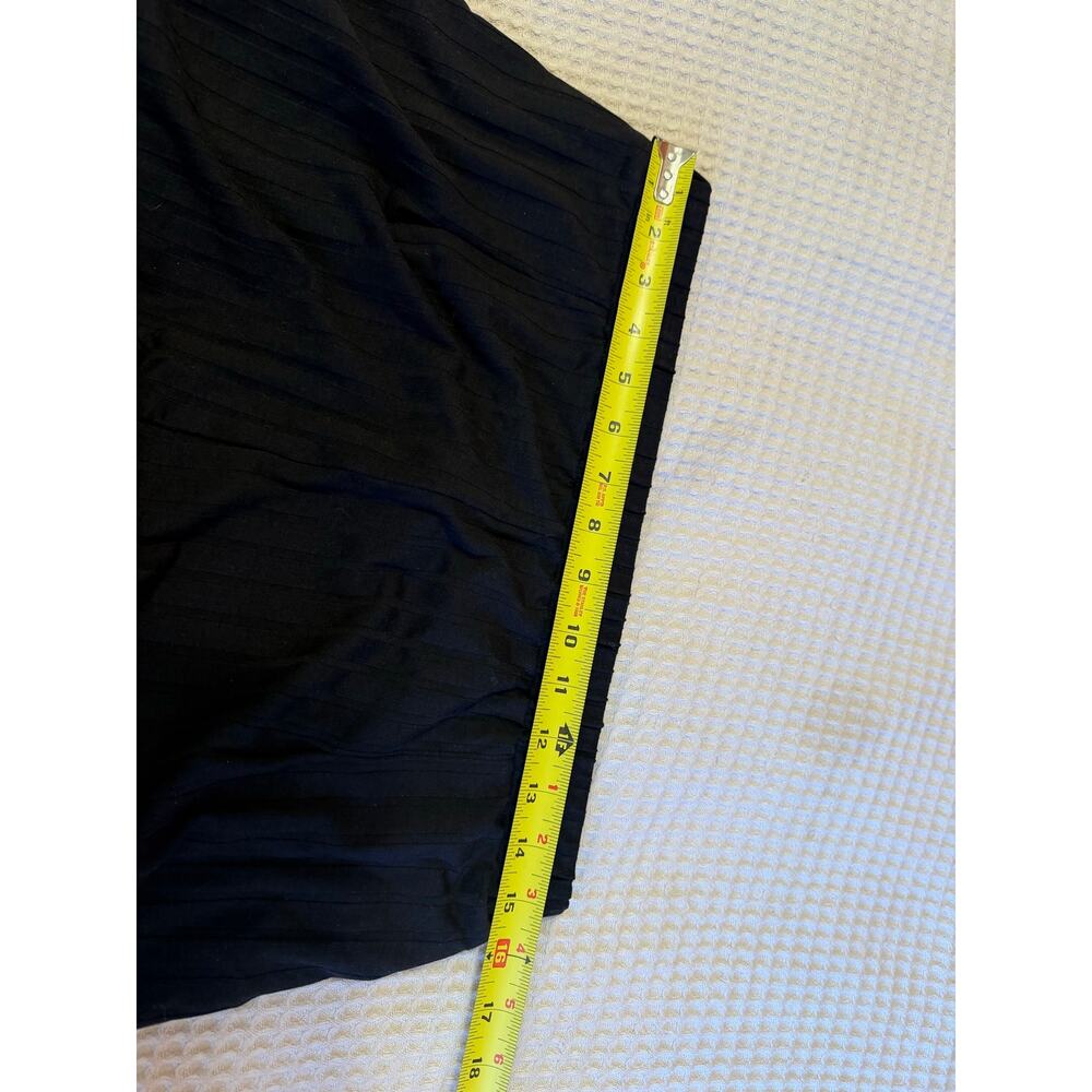 Callahan Knitwear Loungewear Athleisure Casual Black Ribbed Wide Legged Pants XL - Picture 11 of 15